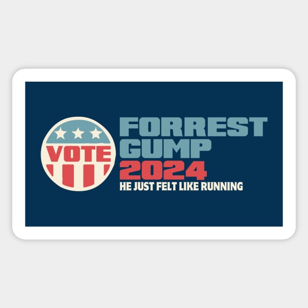 Vote for Forrest Gump Sticker by toruandmidori